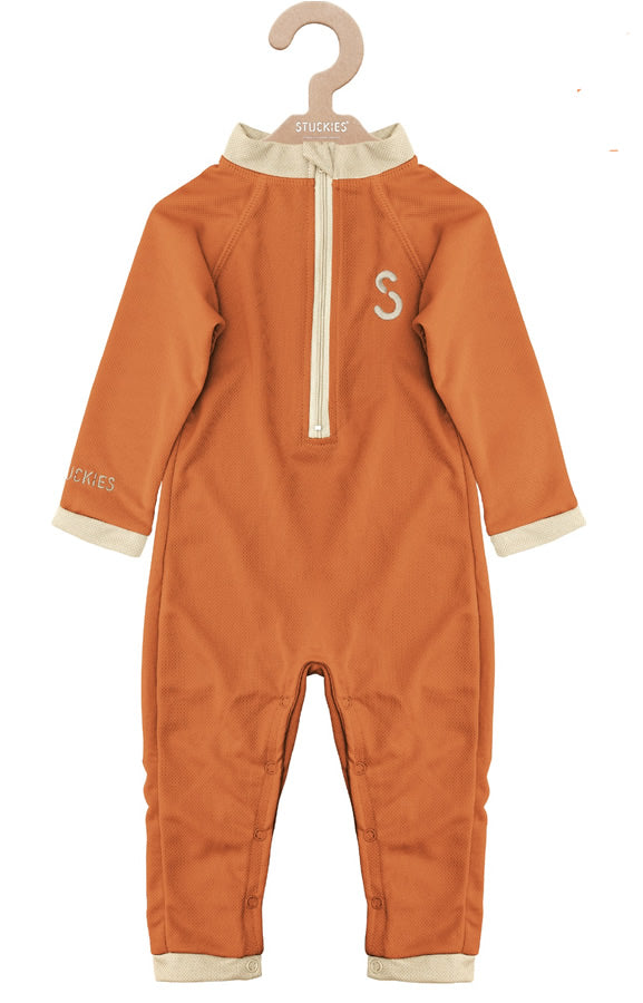Stuckies UV-Schutzanzug Swim Onesie UPF 50+ Coral