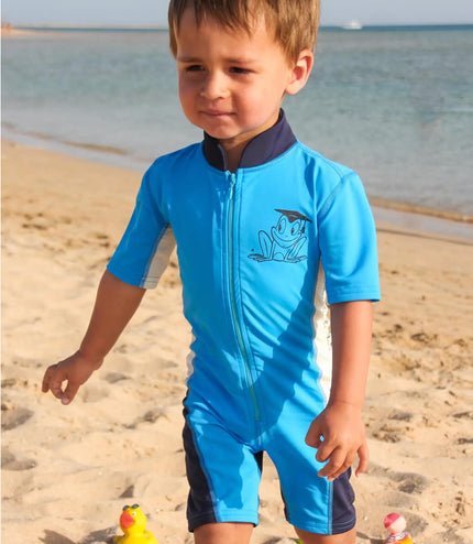 UV-Schutzanzug Shorty Blau