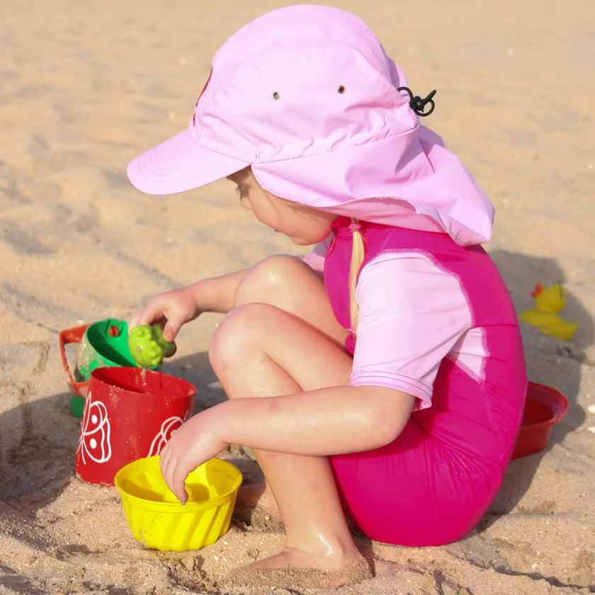 UV-Schutz Mütze mit Nackenschutz Protect Cap Rose