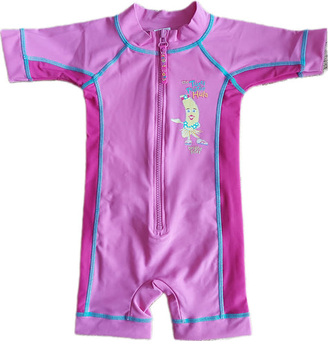 Bright Bots UV-Schutz Kurzarm-Anzug rosa