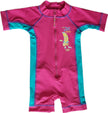 Bright Bots UV-Schutz Kurzarm-Anzug dunkelrosa