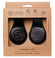 Cloby Clips zur Befestigung am Kinderwagen 2er-Set Leder
