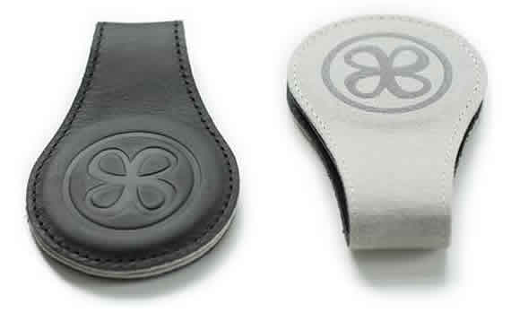 Cloby Clips zur Befestigung am Kinderwagen 2er-Set Leder