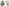 Cloby Clips zur Befestigung am Kinderwagen 2er-Set Leder