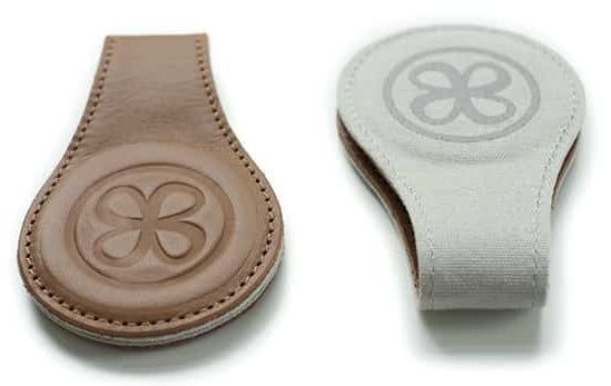 Cloby Clips zur Befestigung am Kinderwagen 2er-Set Leder