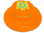 Wendbarer Sonnenhut mit UV-Schutz Krebs-Schildkröte