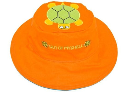 Wendbarer Sonnenhut mit UV-Schutz Krebs-Schildkröte