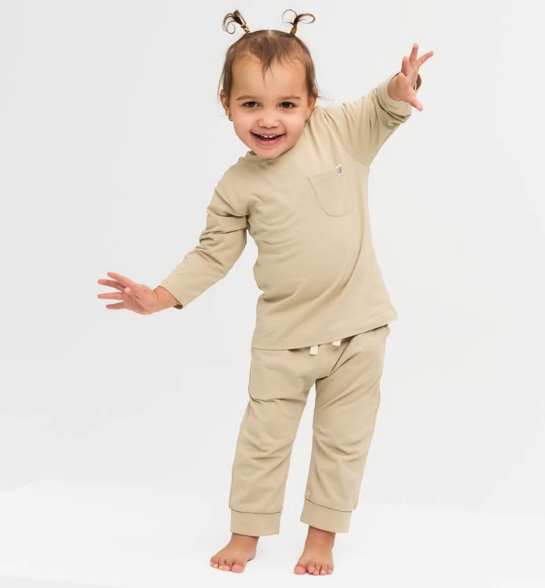 Cloby Langarmshirt mit UV-Schutz UPF50+ Sandy Beach