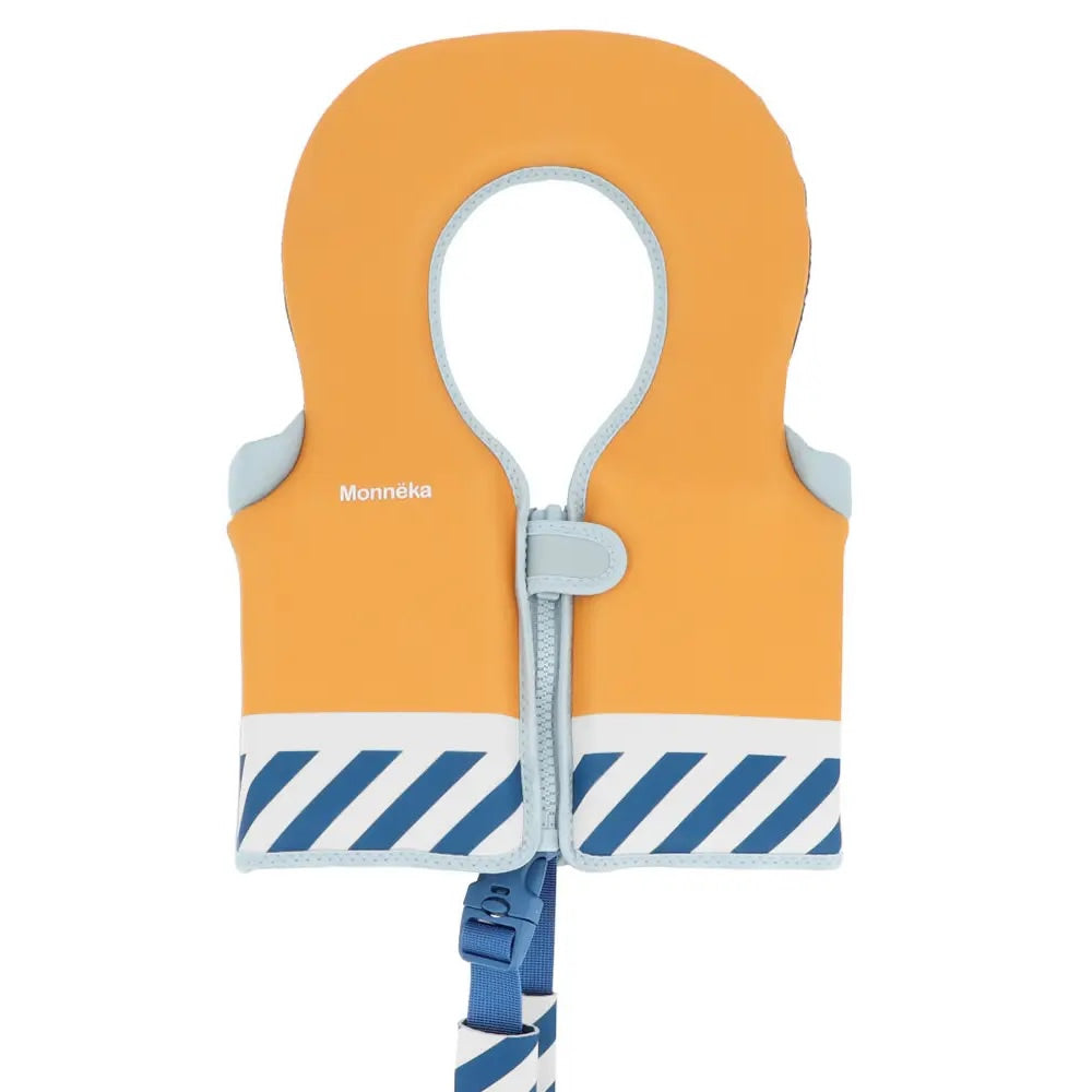Monneka Kinder-Schwimmweste Stripes Blues & Beyond 1-2 Jahre