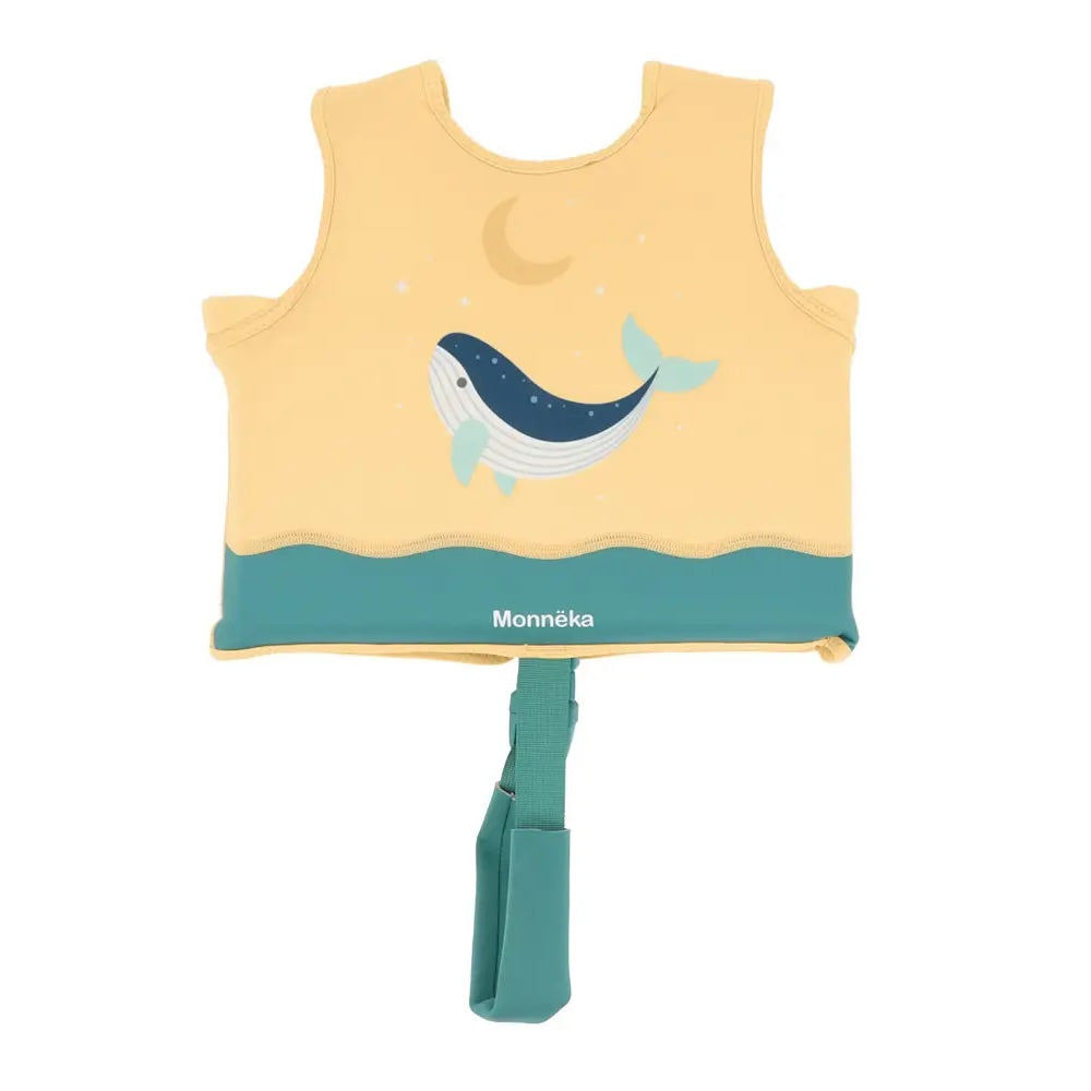 Monneka Kinder-Schwimmweste Whale türkis