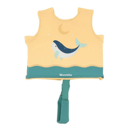 Monneka Kinder-Schwimmweste Whale türkis