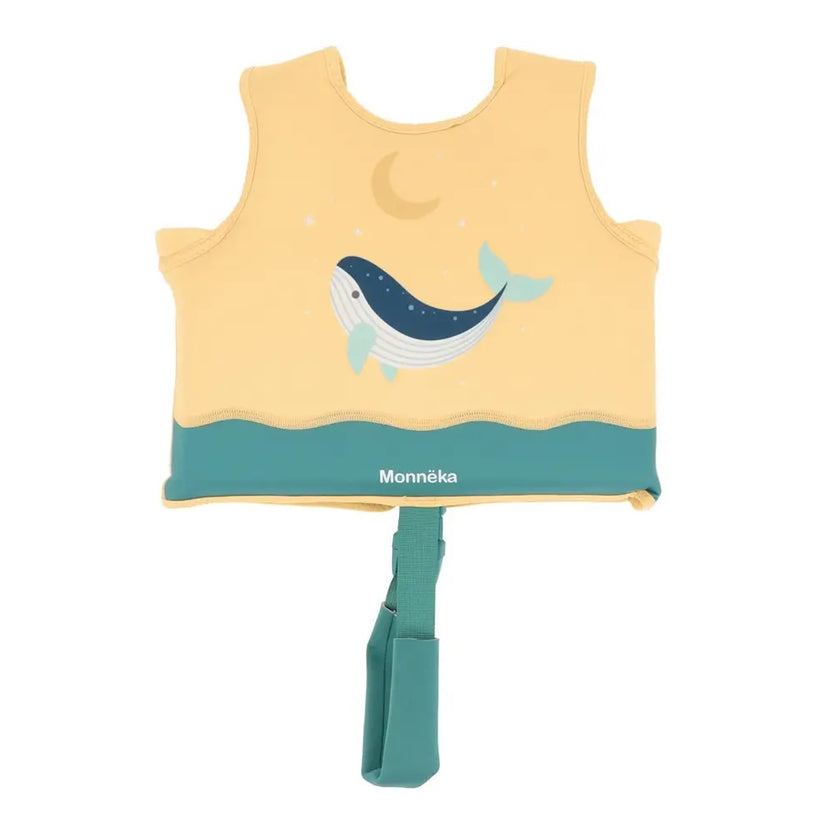 Monneka Kinder-Schwimmweste Whale türkis