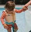 Monneka Kinder-Schwimmweste Whale türkis