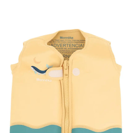 Monneka Kinder-Schwimmweste Whale türkis