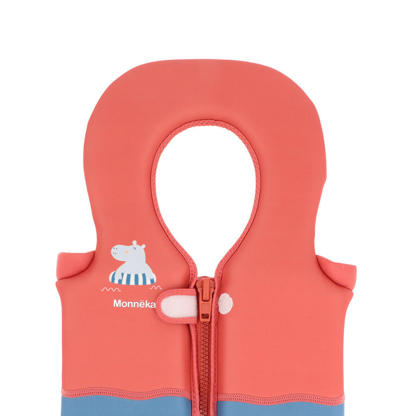 Monneka Kinder-Schwimmweste Hippo 1-2 Jahre