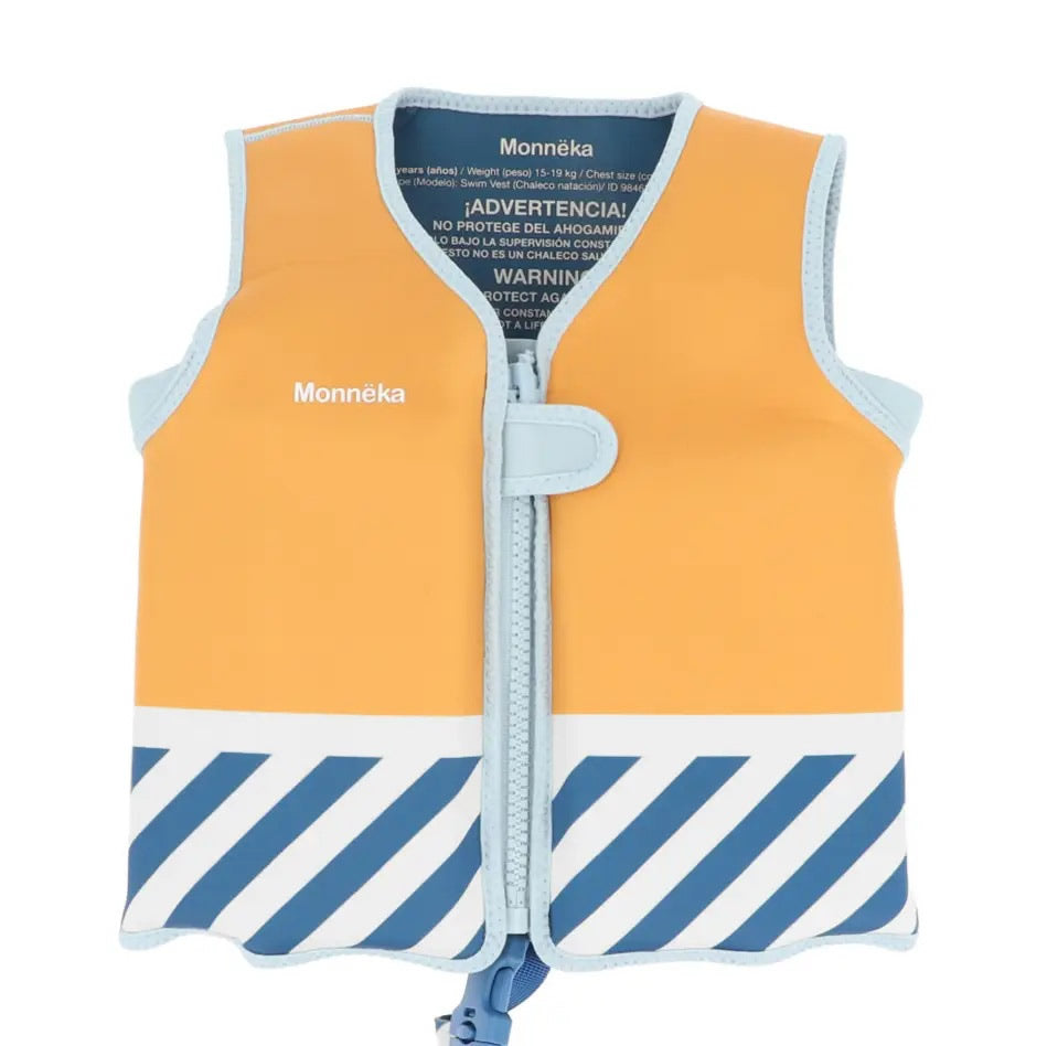 Monneka Kinder-Schwimmweste Stripes Blues & Beyond