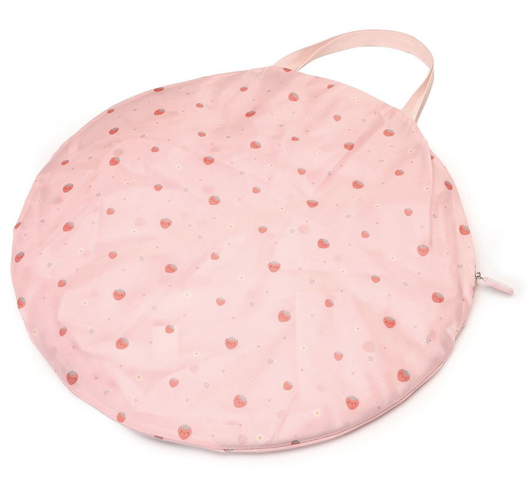 Monneka Strandmuschel Pop-Up-Zelt Strawberry mit UV-Schutz