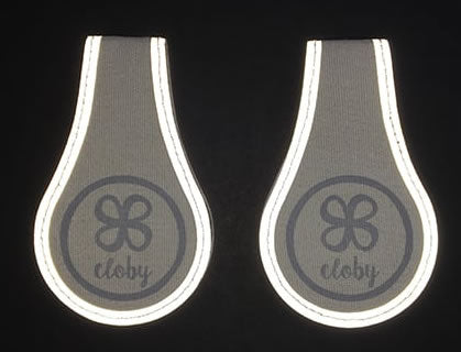 Cloby Clips zur Befestigung reflektierend 2er-Set Canvas
