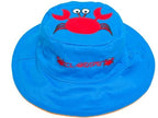 Wendbarer Sonnenhut mit UV-Schutz Krebs-Schildkröte