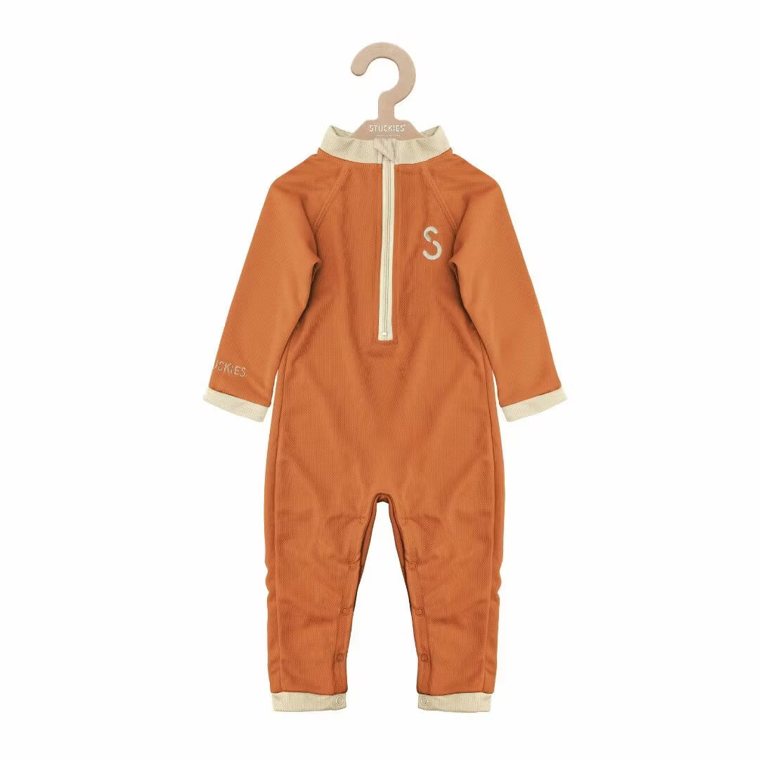 Stuckies UV-Schutzanzug Swim Onesie UPF 50+ Coral