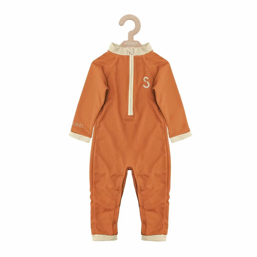 Stuckies UV-Schutzanzug Swim Onesie UPF 50+ Coral