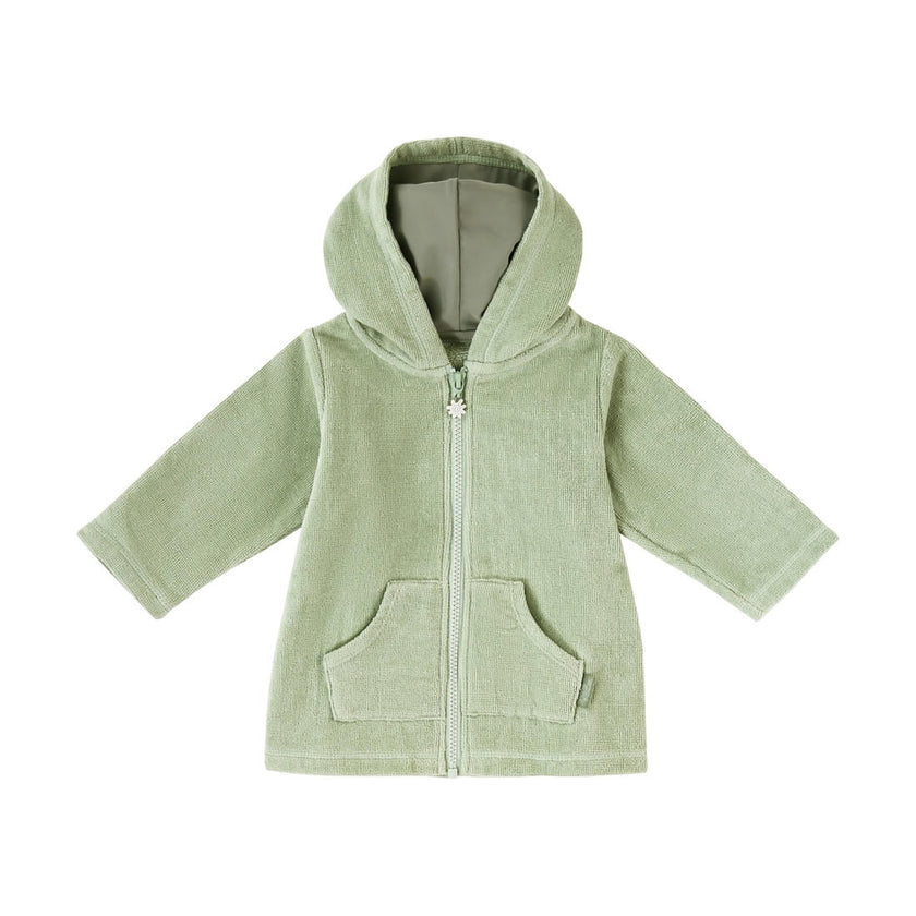 UV Skinz Baby Kapuzen-Poncho mit UV-Schutz Frosty Green