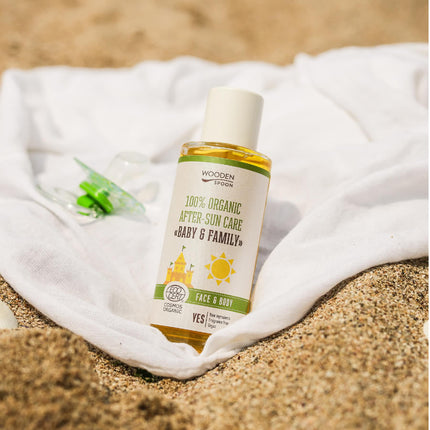 Wooden Spoon After-Sun Öl Bio Baby & Family 100 ml