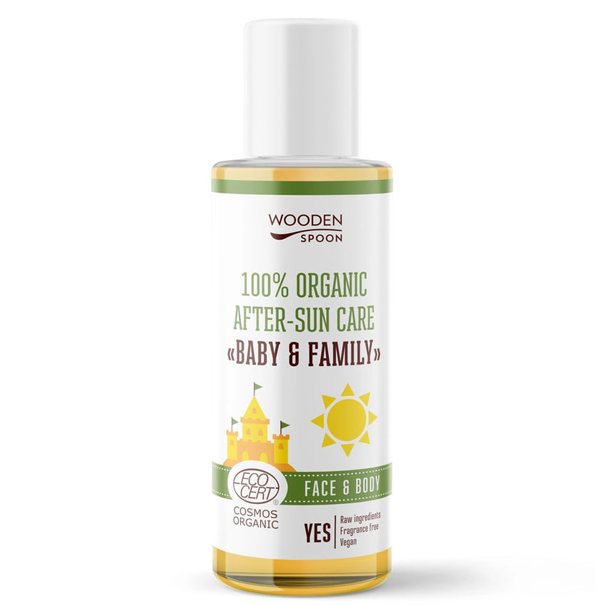 Wooden Spoon After-Sun Öl Bio Baby & Family 100 ml
